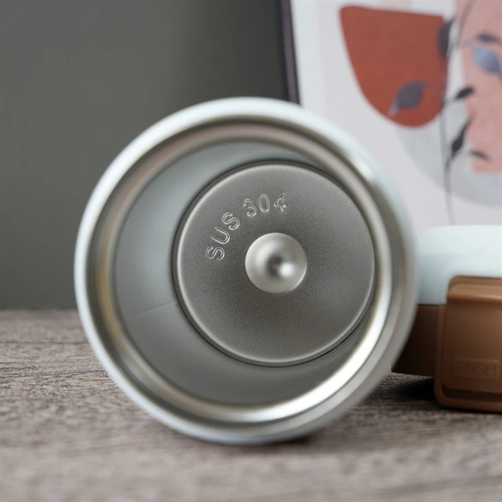 Coffee Cup Thermos 380ml Stainless Steel Cup With Leak Proof Lid